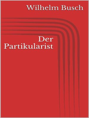cover image of Der Partikularist